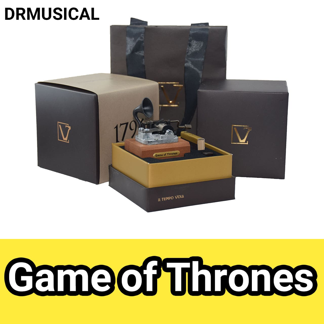 جعبه موزیکال Game of Thrones برند IL TEMPO VOLA گرامافونی NEW CLASSICO